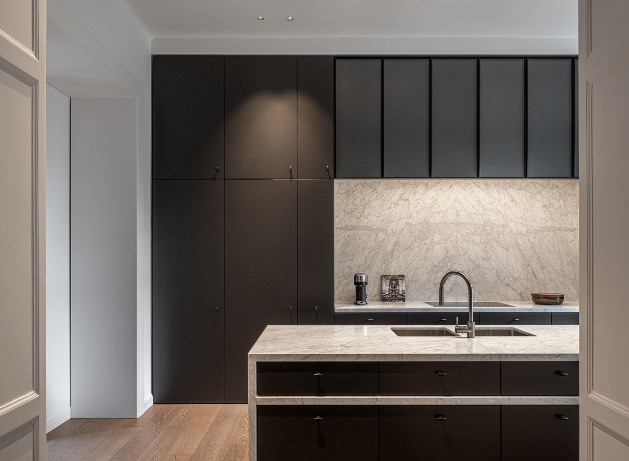 Woning H Ukkel - Aanzicht 1 keuken